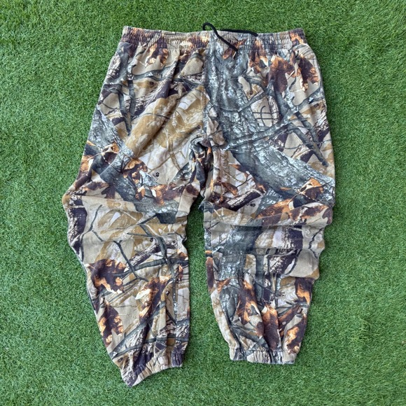 Vtg Outfitter Ridge Camouflage Sweatpants Mens 2XL Tree Print Cotton Gorpcore - Picture 1 of 7